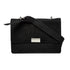 Borsa a mano nera in similpelle scamosciata Lora Ferres, Borse e accessori Donna, SKU b512000141, Immagine 0